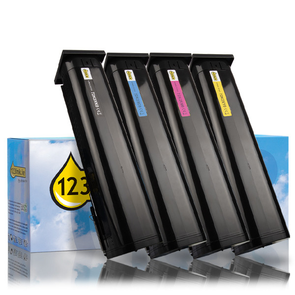 Lexmark 72K2X K0/C0/M0/Y0 high capacity toner 4-pack (123ink version)  119901 - 1