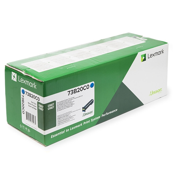 Lexmark 73B20C0 cyan toner (original Lexmark) 73B20C0 037768 - 1