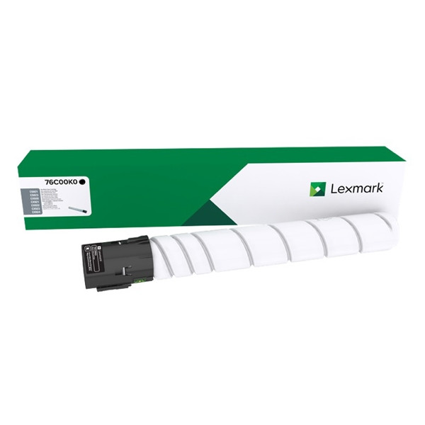 Lexmark 76C00K0 black toner (original Lexmark) 76C00K0 037812 - 1