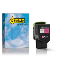 Lexmark C242XM0 extra high capacity magenta toner (123ink version) C242XM0C 037961