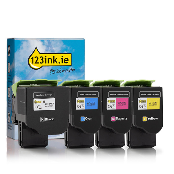 Lexmark C242X 4-pack (123ink version)  131968 - 1