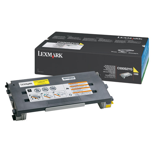 Lexmark C500S2YG yellow toner (original) C500S2YG 034790 - 1