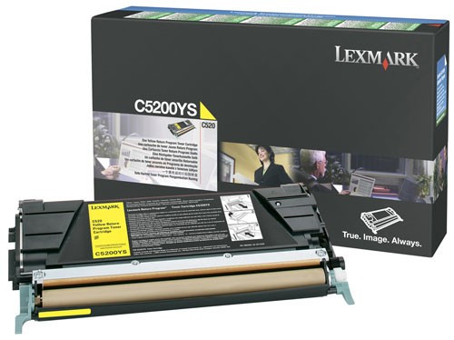 Lexmark C5200YS yellow toner (original) C5200YS 034950 - 1