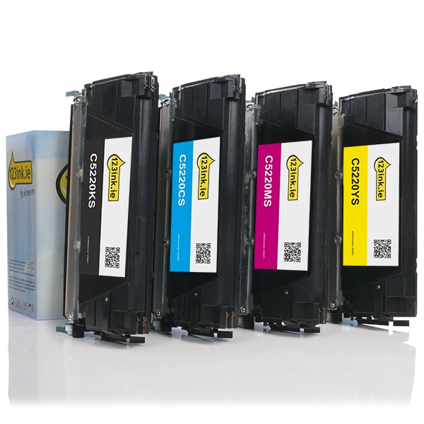 Lexmark C5220KS/CS/MS/YS toner 4-pack (123ink version)  130275 - 1