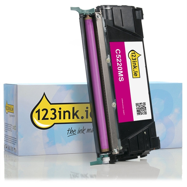 Lexmark C5220MS magenta toner (123ink version) C5220MSC 034671 - 1