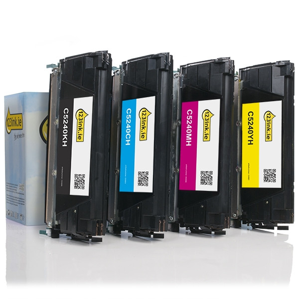 Lexmark C5240KH/CH/MH/YH toner 4-pack (123ink version)  130276 - 1