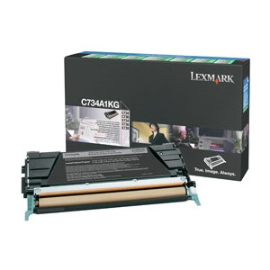 Lexmark C734A1KG black toner (original) C734A1KG 037068 - 1