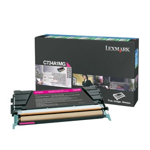 Lexmark C734A1MG magenta toner (original Lexmark) C734A1MG 037072 - 1