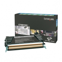 Lexmark C736H1KG high capacity black toner (original Lexmark) C736H1KG 037076