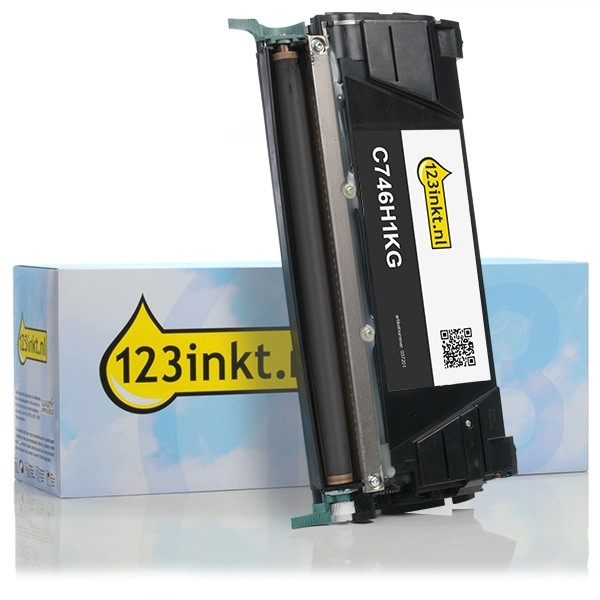 Lexmark C746H1KG black toner (123ink version) C746H1KGC 037201 - 1