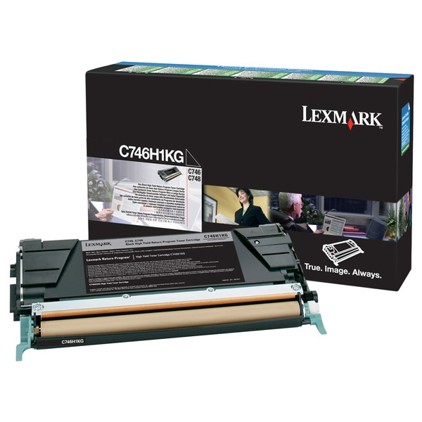 Lexmark C746H1KG black toner (original Lexmark) C746H1KG 037200 - 1