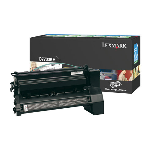 Lexmark C7700KH high capacity black toner (original) C7700KH 034870 - 1