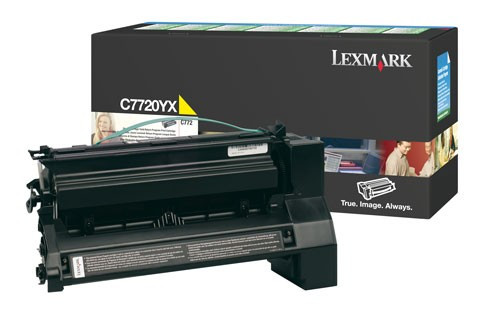 Lexmark C7720YX extra high capacity yellow toner (original) C7720YX 034970 - 1