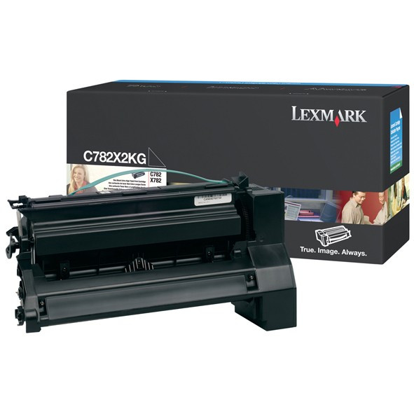 Lexmark C782X1KG high capacity black toner (original) C782X1KG 033930 - 1