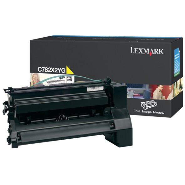 Lexmark C782X1YG high capacity yellow toner (original) C782X1YG 033936 - 1