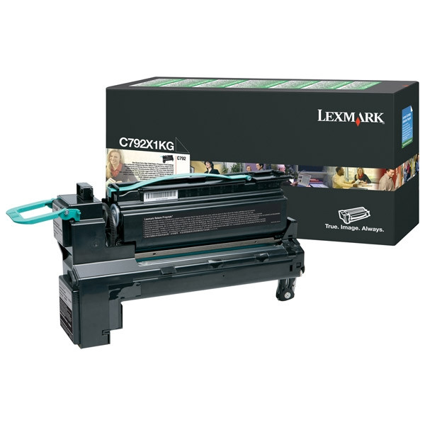 Lexmark C792X1KG high capacity black toner (original Lexmark) C792X1KG 037154 - 1