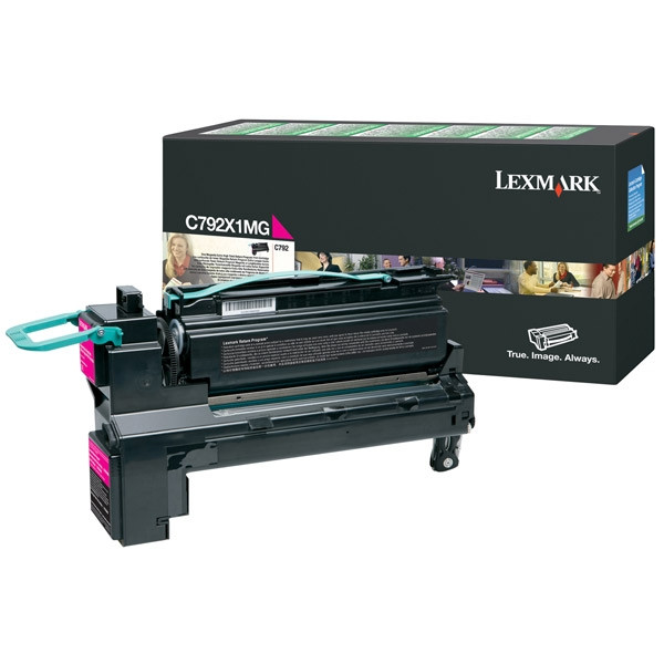 Lexmark C792X1MG high capacity magenta toner (original Lexmark) C792X1MG 037158 - 1