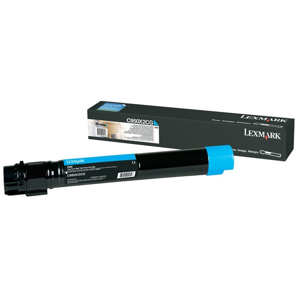 Lexmark C950X2CG cyan toner (original Lexmark) C950X2CG 037184 - 1