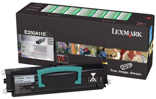 Lexmark E250A11E black toner (original Lexmark) E250A11E 034890 - 1