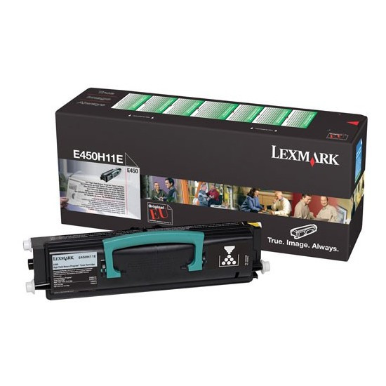 Lexmark E450H11E high capacity black toner (original Lexmark) E450H11E 034905 - 1