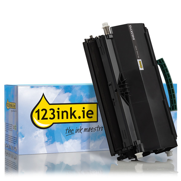 Lexmark X463X11G extra high capacity black toner (123ink version) X463X11GC 037067 - 1