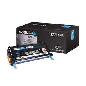 Lexmark X560H2CG high capacity cyan toner (original) X560H2CG 034980 - 1