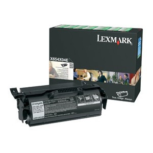 Lexmark X654X04E high capacity black toner (original) X654X04E 037056 - 1