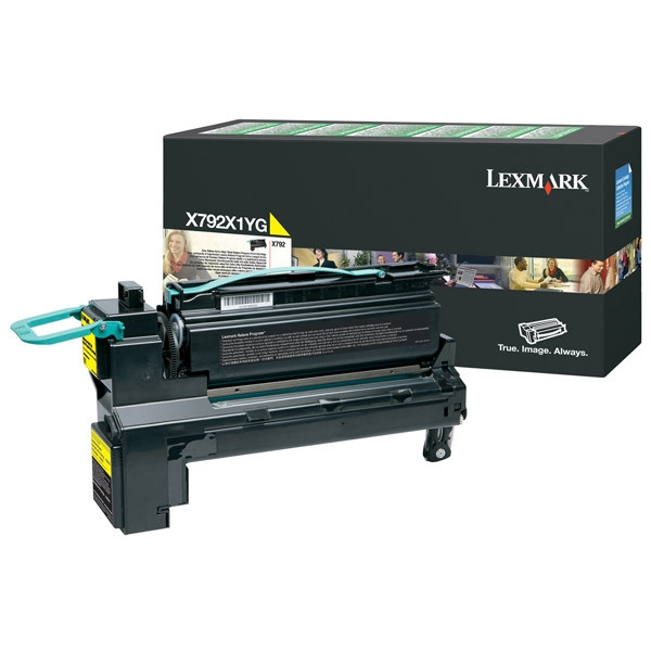 Lexmark X792X1YG high capacity yellow toner (original Lexmark) X792X1YG 037168 - 1