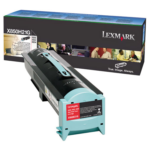 Lexmark X850H21G black toner (original) X850H21G 034765 - 1