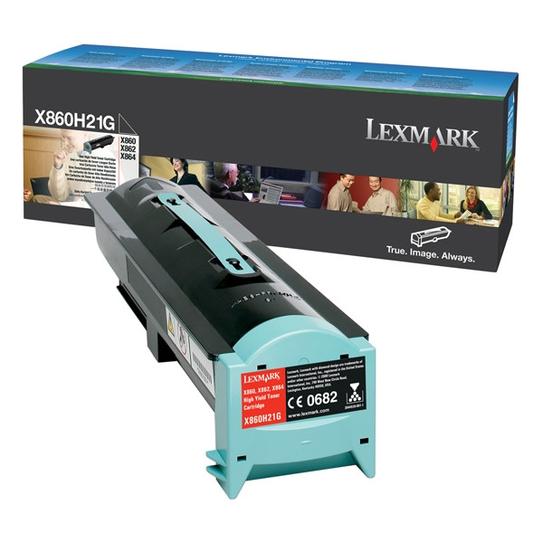 Lexmark X860H21G black toner (original Lexmark) X860H21G 037104 - 1