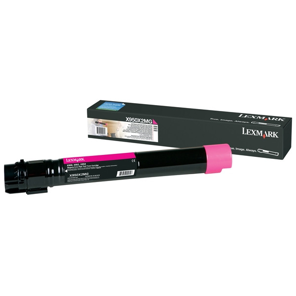 Lexmark X950X2MG magenta toner (original Lexmark) X950X2MG 037178 - 1