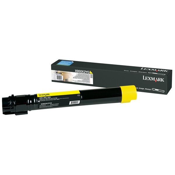 Lexmark X950X2YG yellow toner (original Lexmark) X950X2YG 037180 - 1