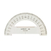 Linex protractor 100 mm 180 degrees transparent