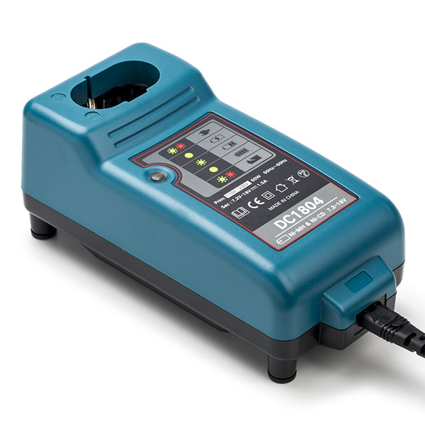 Makita charger for 7.2 volt - 18 volt Ni-Mh / Ni-Cd (123ink version) DC07SA DC1209 DC1290 DC1410 DC1411 AMA00516 - 1