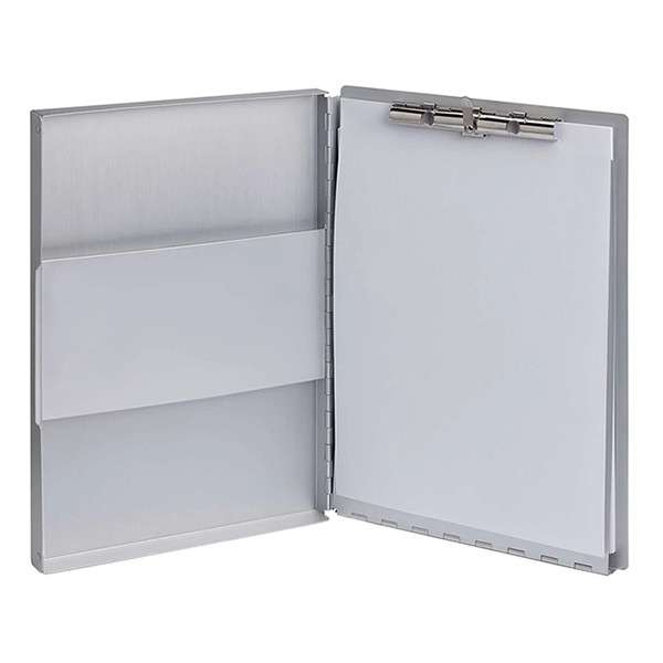 Maul MAULassist silver A4 clipboard with storage compartment 2354608 402319 - 3