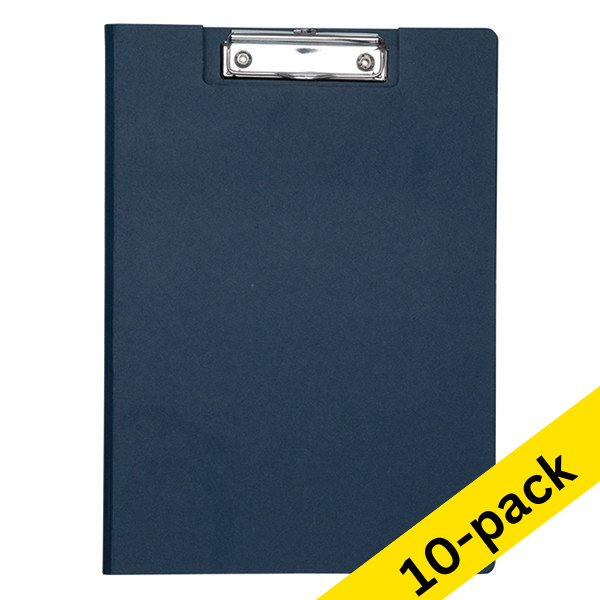 Maul MAULbalance blue A4 portrait clipboard with cover (10-pack)  424884 - 1