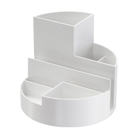 Maul MAULroundbox recycled white desk organiser 4117602.ECO 402428