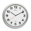 Maul MAULstep grey plastic wall clock with white dial (Ø 40cm)