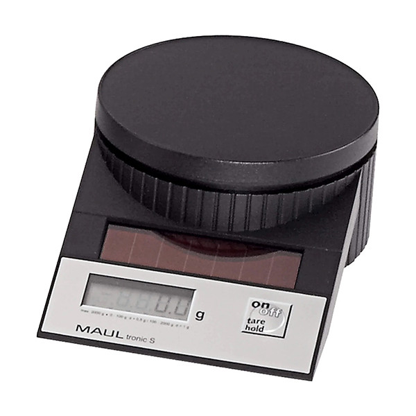 Maul MAULtronic black solar letter scale (max. 2kg) 1512090 402423 - 1