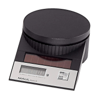 Maul MAULtronic black solar letter scale (max. 2kg) 1512090 402423