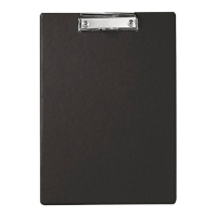 5 x Maul black A4 portrait clipboard with magnets