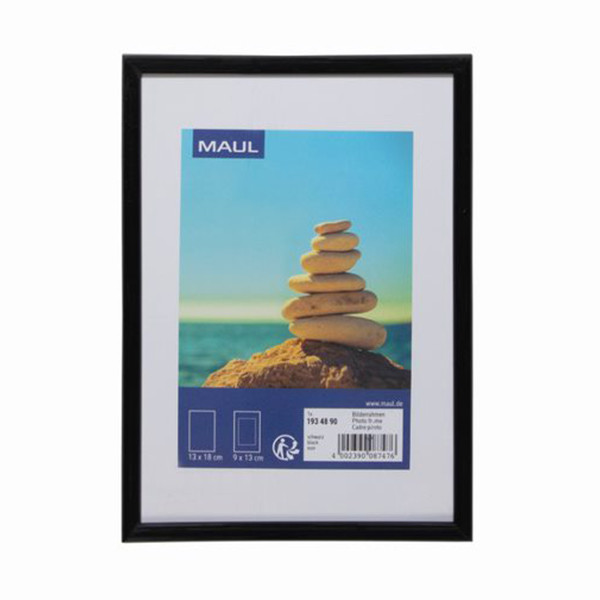 Maul black plastic photo frame, 13cm x 18cm 1934890 424854 - 1