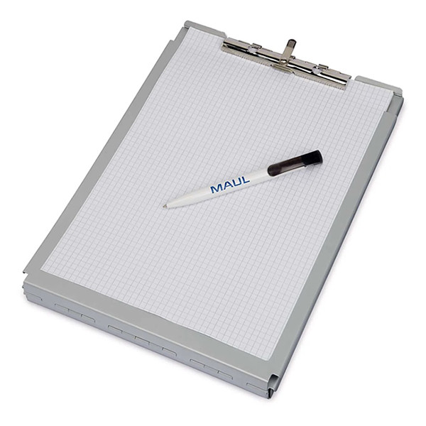 Maul grey A4 portrait clipboard with storage compartment 2354808 402320 - 3