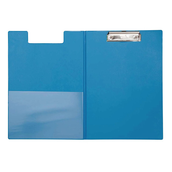 Maul light blue A4 portrait clipboard with cover 2339234 402139 - 1