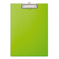 5 x Maul light green A4 portrait clipboard