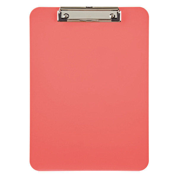 Maul rose A4 portrait plastic clipboard 2340523 402343 - 1