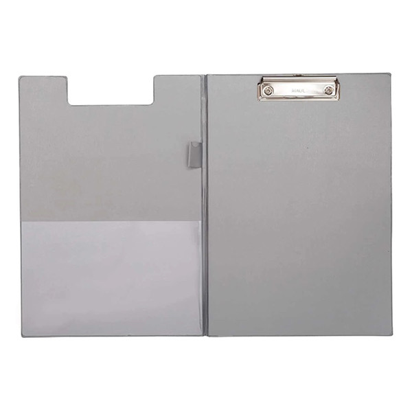 Maul silver A4 portrait clipboard with cover 2339295 402137 - 1