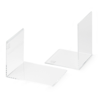 Maul transparent acrylic bookends, 10cm x 10cm x 13cm (5 x 2-pack)