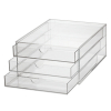 Maul transparent acrylic drawer unit (3 drawers)