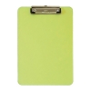 Maul transparent neon green A4 portrait plastic clipboard